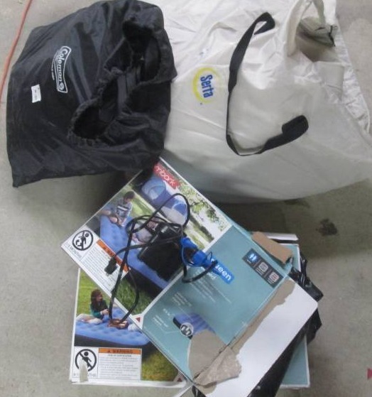 lot 143 image: lot of 4 airbeds untested...