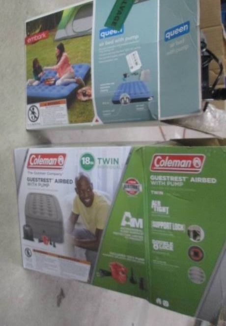 lot 144 image: lot of 2 airbeds untested...