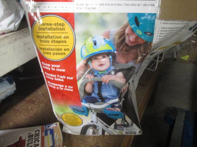 lot 157 image: bell bike seat for chidren...