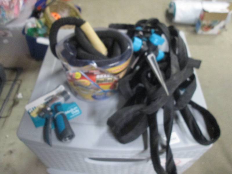 lot 161 image: lot of hose and heads...