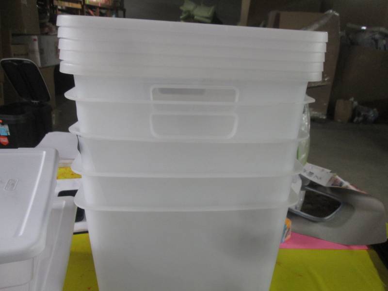 lot 175 image: lot of storage bins...