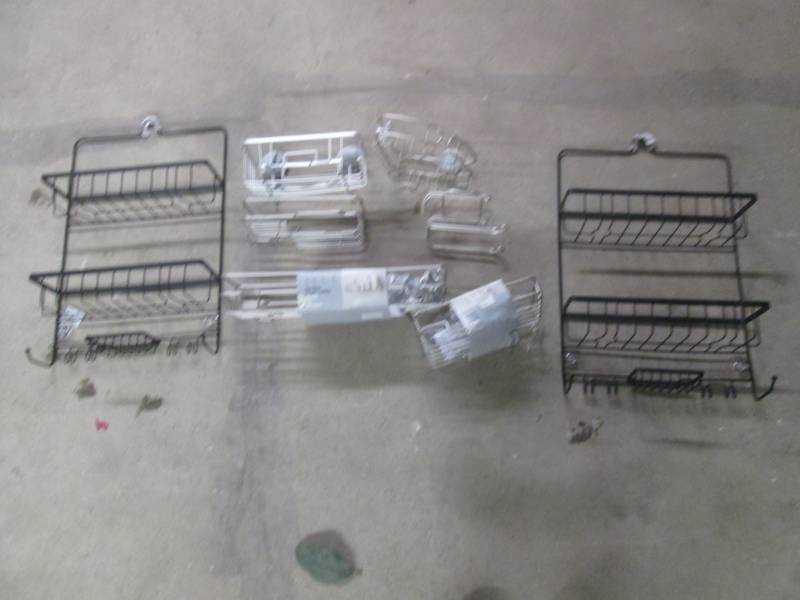 lot 177 image: lot of shower organizers...