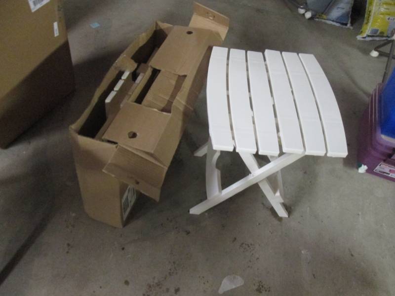 lot 237 image: 2 outdoor side table...