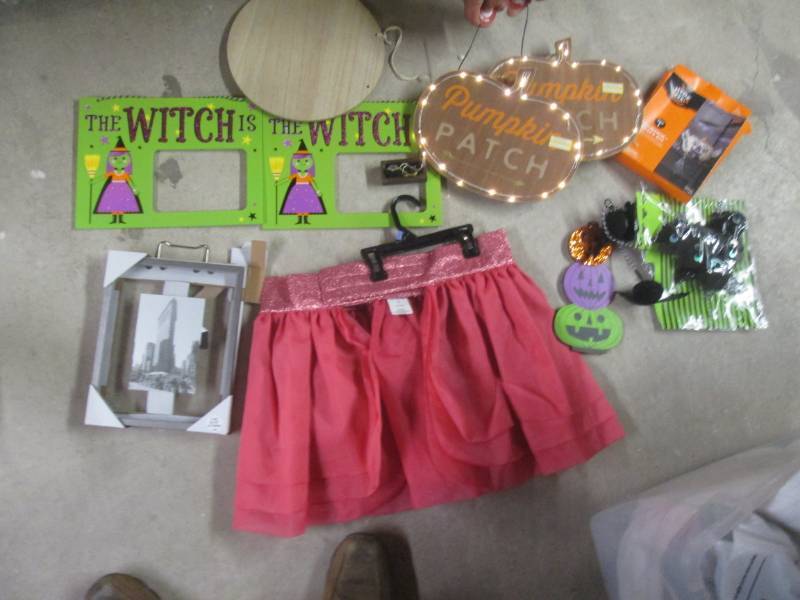 lot 203 image: lot of halloween items...