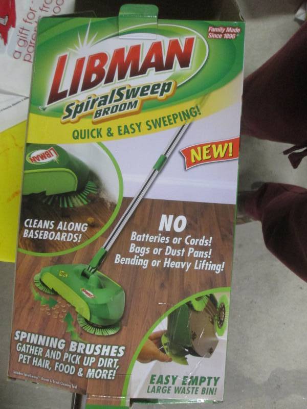 lot 215 image: libman broom...