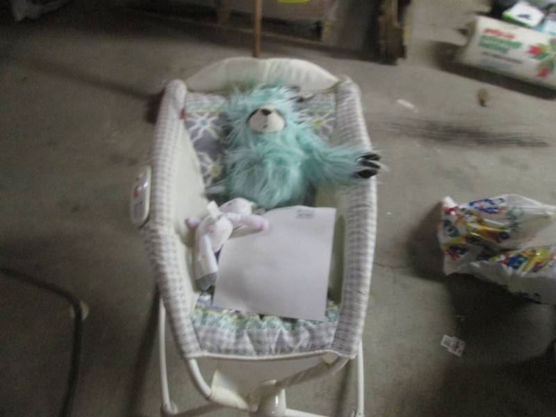 lot 234 image: baby rocker and toys...