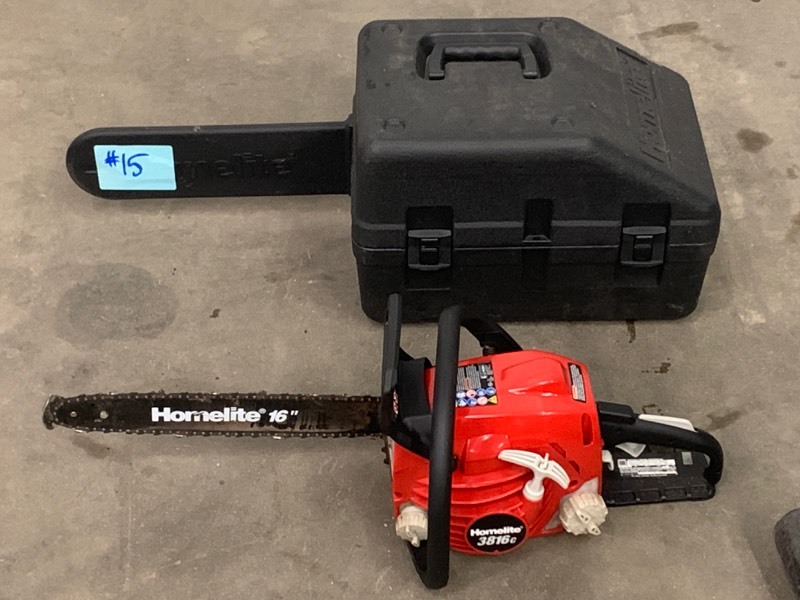 lot 15 image: Homelite 3816C Chainsaw