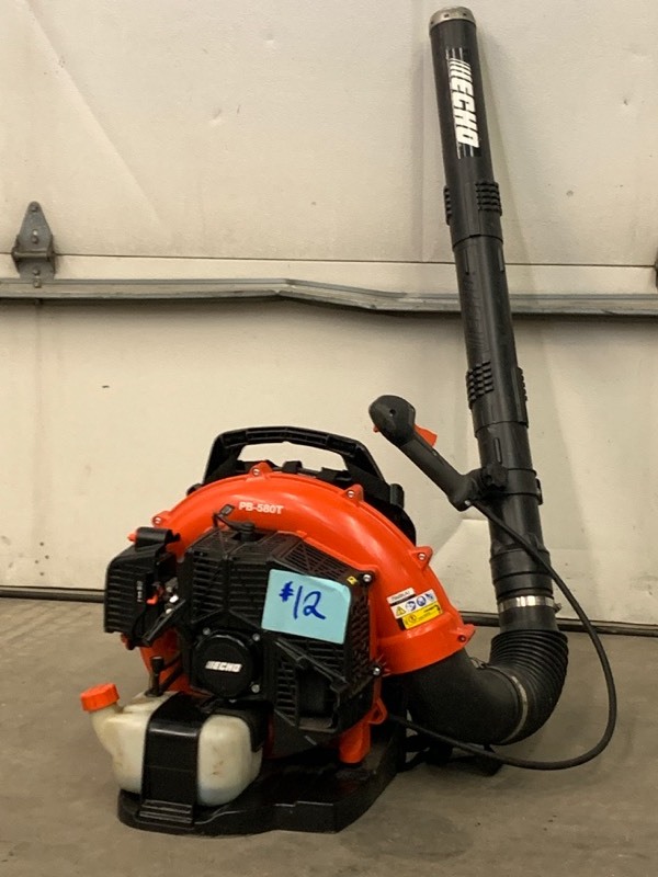 lot 12 image: Echo PB-580T Backpack Blower