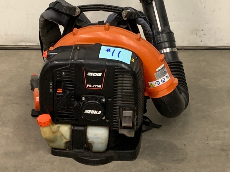 lot 11 image: Echo PB-770H Backpack Blower