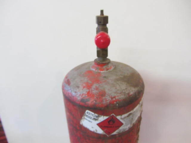lot 15 image: Acetylene Tank, Hoses, Torch