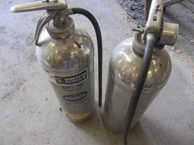 lot 84 image: Stainless Extinguishers