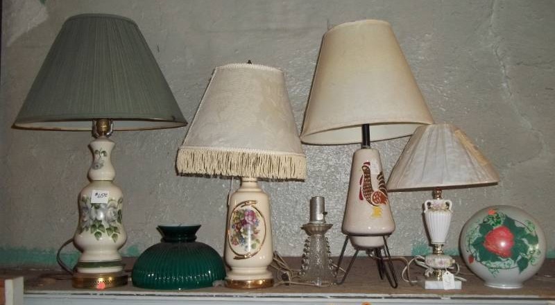 lot 58 image: Lamps