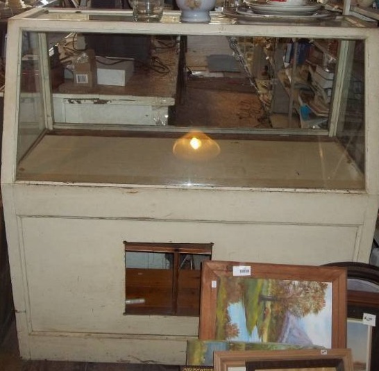 lot 393 image: Antique Display Cabinet