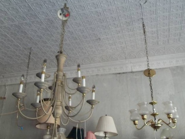lot 396 image: Two Hanging Light Fixtures