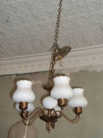 lot 397 image: Two Hanging Light Fixtures