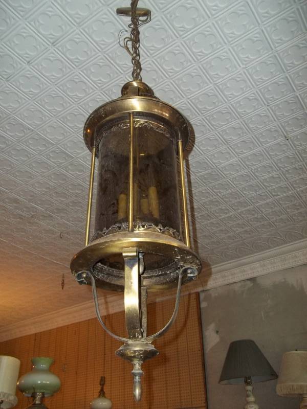 lot 400 image: Hanging Light Fixture