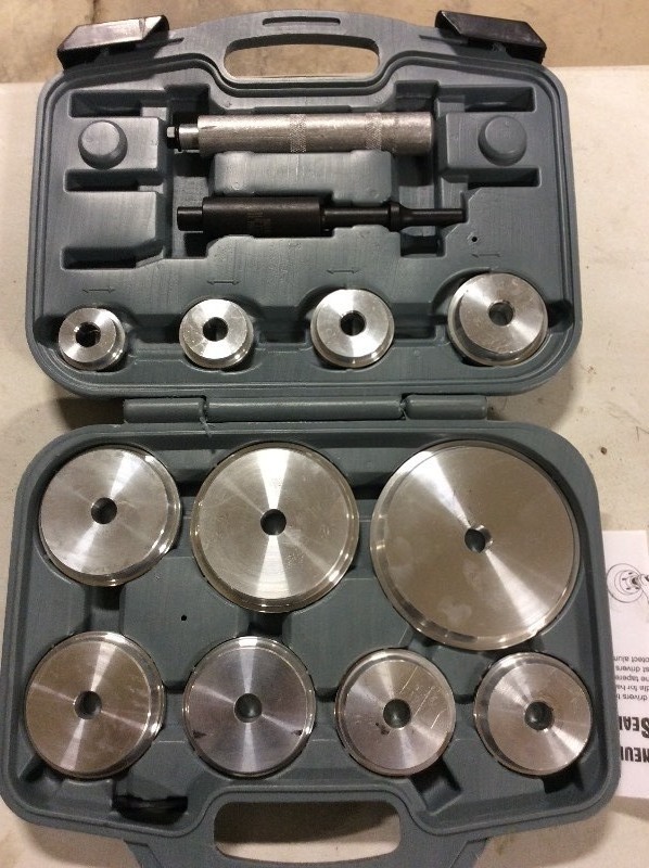 lot 23 image: New BRS12 Master Pneumatic Bearing Race & Seal Driver set