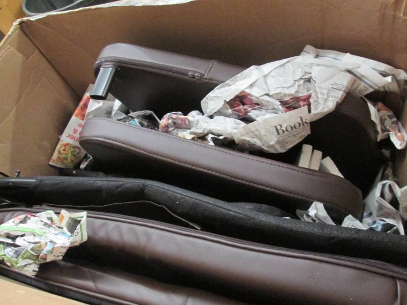 lot 17 image: Powered Zero Gravity Chair open box...