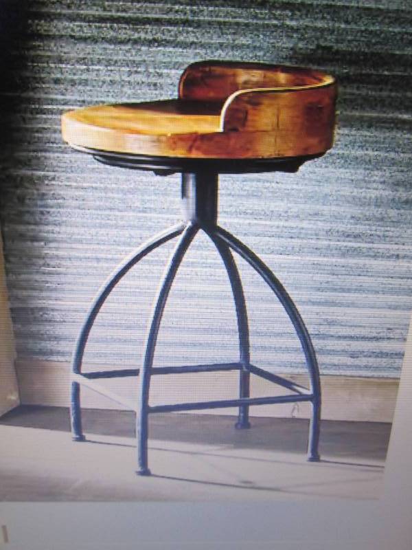 lot 21 image: Blake Wood Stool open box Retail $1...