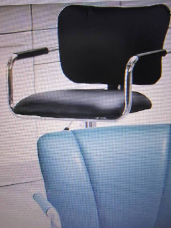 lot 28 image: Gaslift Bar Stool open box Retail $...