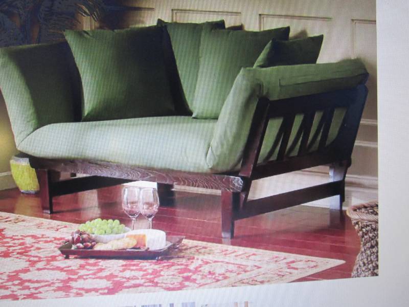 lot 63 image: Sofa Lounger Bed Frame only Assembl...