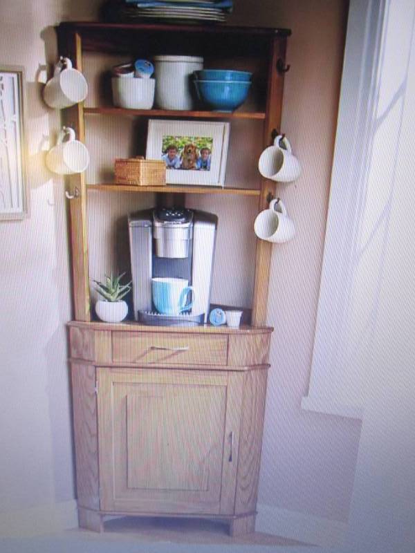 lot 76 image: Carson Corner Shelf open box Retail...