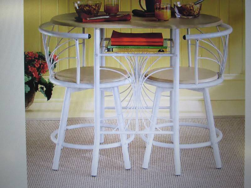 lot 93 image: Colorful Bistro Set open box Retail...