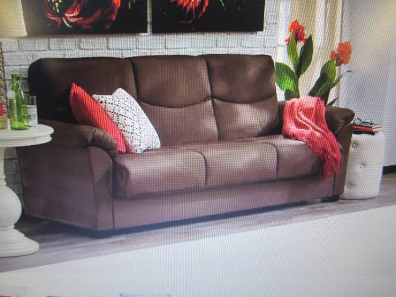 lot 112 image: Super Plush Sofa open box Retail $4...