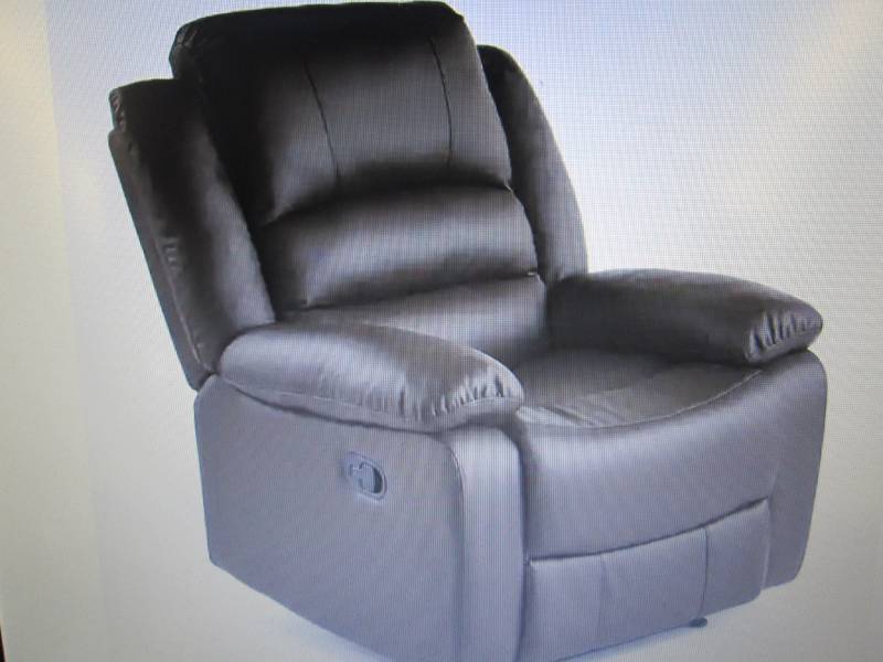 lot 121 image: Overstuffed Recliner open box Retai...