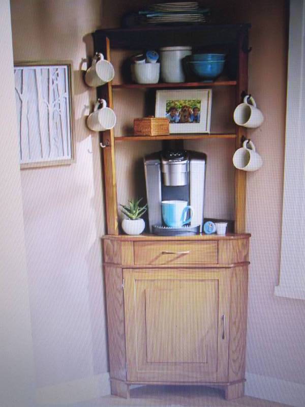 lot 126 image: Carson Corner Shelf open box Retail...