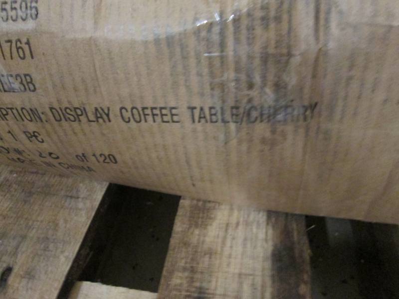 lot 130 image: Display Coffee Table  in Cherry ope...