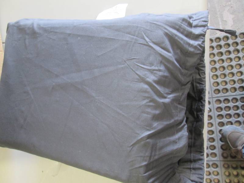 lot 146 image: Charcoal Gray King Sheet Set - open...