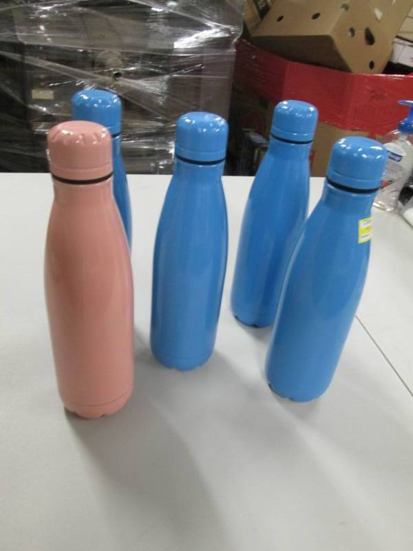 lot 179 image: 5 Metal Insulated Water Bottles...