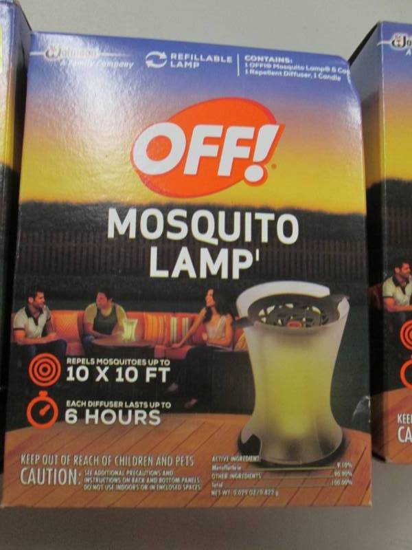 lot 180 image: Lot of 3 Off Mosquitoe Lamps...