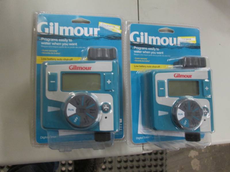 lot 182 image: 2 Gilmour Waterer Digital Timers...