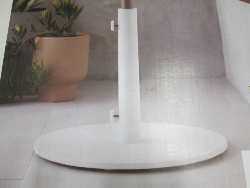 lot 197 image: Project 62 Steel Umbrella Base Reta...
