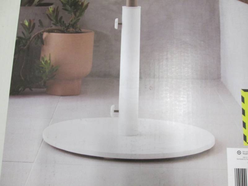 lot 198 image: Project 62 Steel Umbrella Base Reta...
