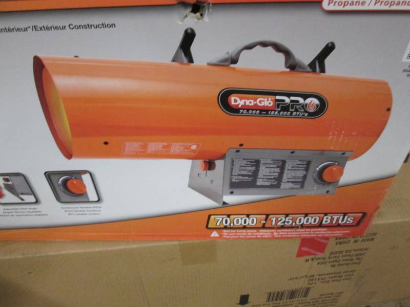 lot 209 image: Dyna Glo Pro 125K BTU Forced Air LP...