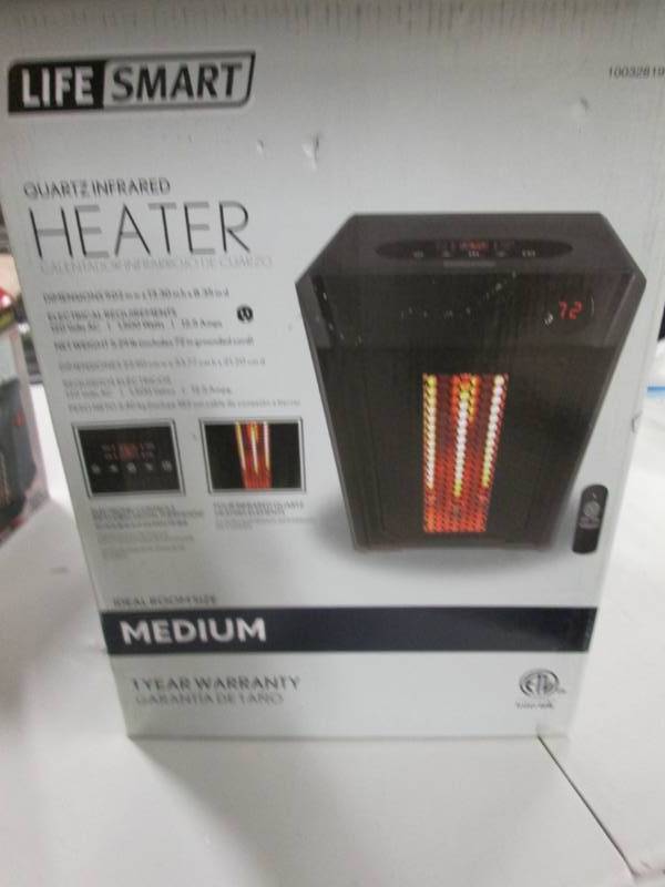lot 212 image: Lifesmart Medium Quartz Infrared He...