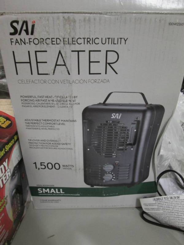 lot 213 image: Sai Fan Forced Electric Utility Hea...