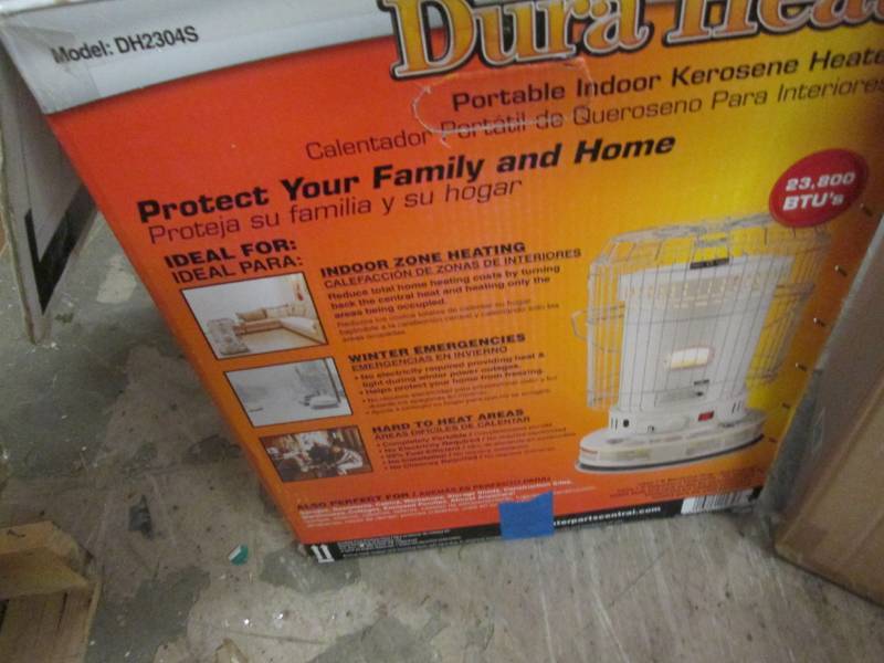 lot 216 image: DuraHeat 23,800 BTU Indoor Kerosene...