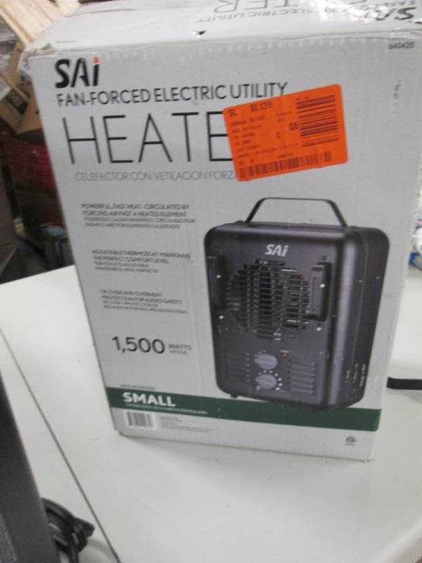 lot 221 image: Sai Fan Forced Electric Utility Hea...