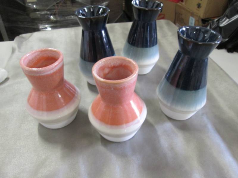 lot 232 image: Lot of 5 Project 62 Vases...