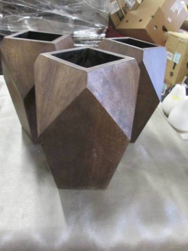 lot 242 image: 3 project 62 Wooden Planters Retail...
