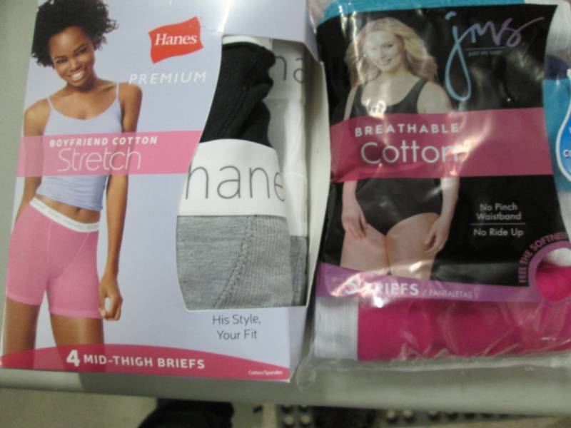 lot 259 image: 2 - 5pk Size 9  Ladies Briefs...