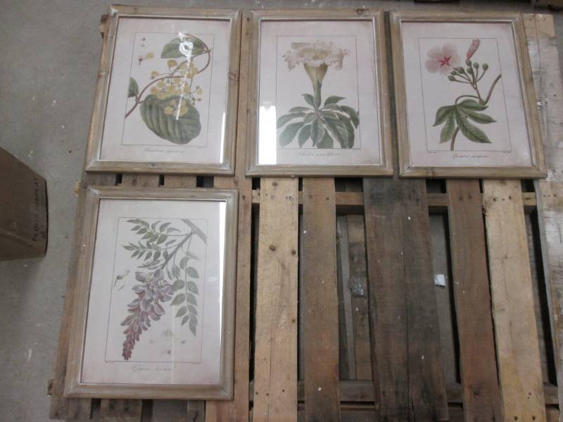 lot 11 image: (4 Pc) Creative Co-Op -Wood Framed ...