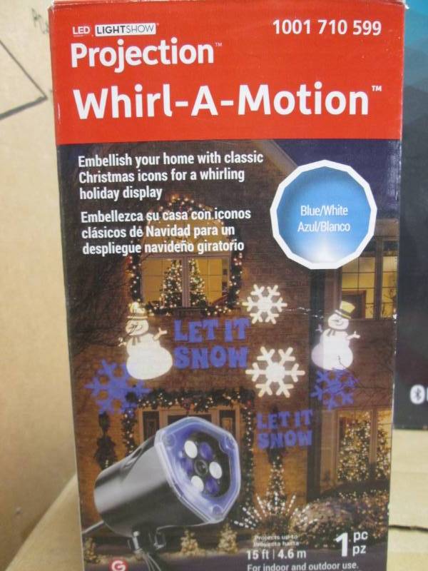 lot 24 image: LED Light Show Projection Whirl a M...