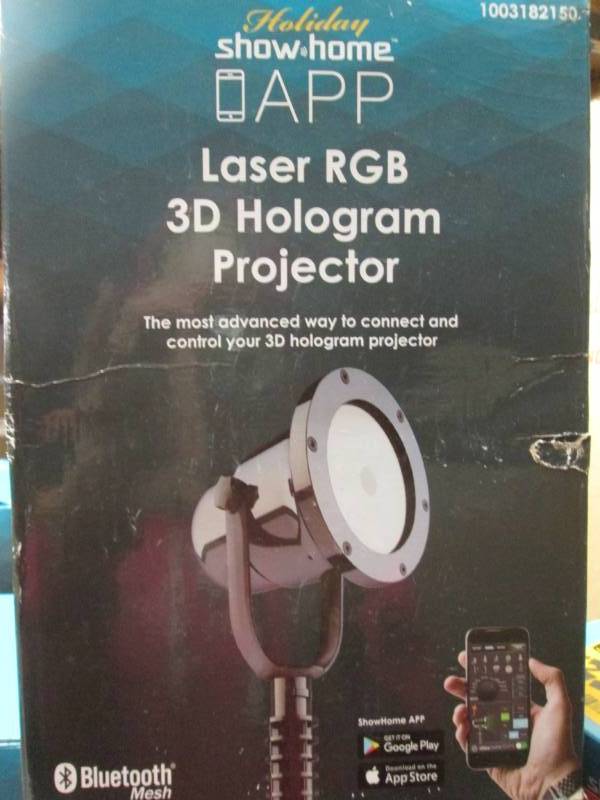 lot 47 image: Holiday Show Home App Laser RGB 3D ...