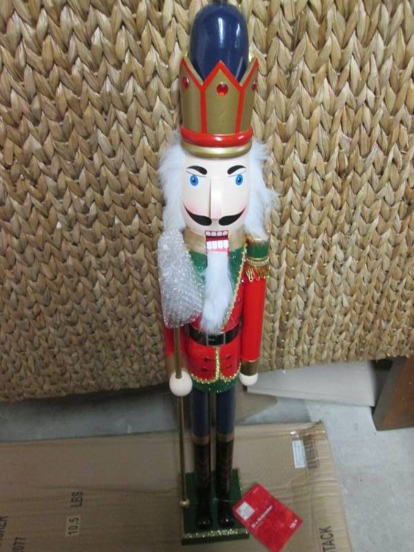 lot 54 image: Home Accents Holiday 36 Nutcracker...