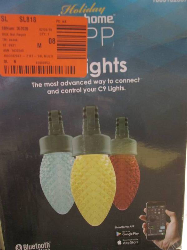 lot 63 image: Holiday Show Home APP C9 Lights -Bl...